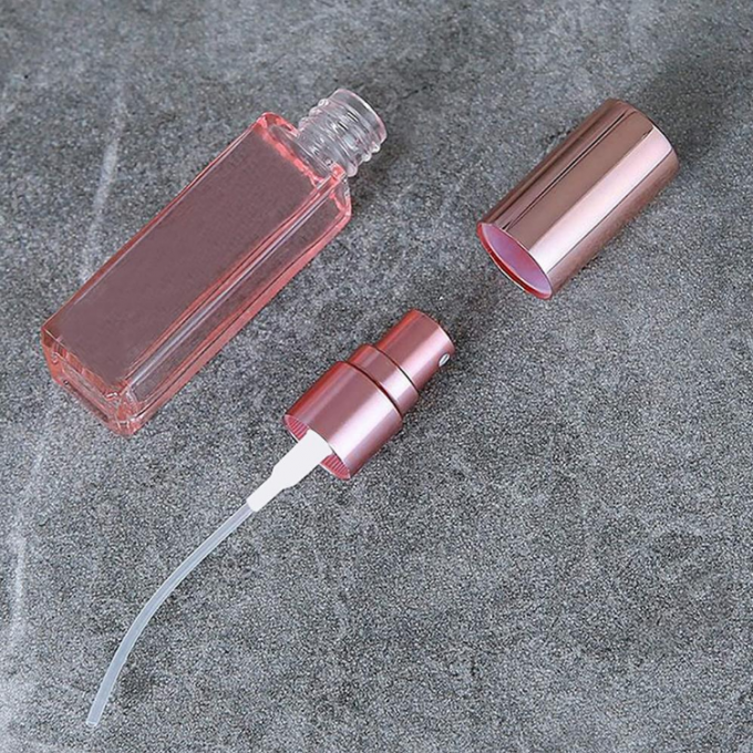 Rose Gold Taşınabilir Doldurulabilir Atomizer Seyahat Parfüm İnce Mist Püskürtücü Şişe 5