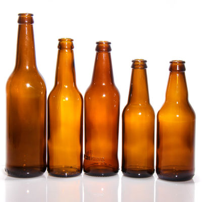 Good price Özel Etiket Bira Şişesi Amber Şeffaf Yeşil Cam Şişe Bira Kabı çevrimiçi