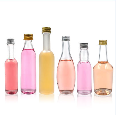 Wine Decanter Glass Storage Bottles Electroplating Surface Transparent 40ml 50ml