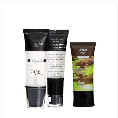 HDPE LLDPE Airless Pump Tube Cosmetic Packaging Empty Custom 13oz