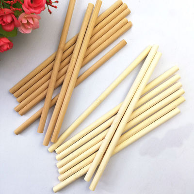 Good price 15cm Biyobozunur Yeniden Kullanılabilir Bambu Pipetler Kabarcık Çay Suyu çevrimiçi