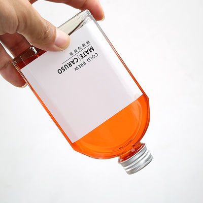 Good price ISO9001 Cam Düz Su Şarap Şişesi Temizle 100ml 200ml Viski Kabı çevrimiçi