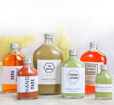 Good price 50ml - 200ml Siyah Çay Cam Şişe Likör Şişesi 7oz Cold Brew Juice çevrimiçi