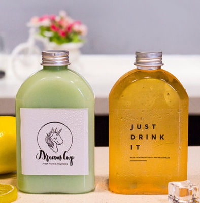 Good price Şeffaf Düz Dikdörtgen Su Şişesi Cold Brew 50ml - 500ml PETG çevrimiçi