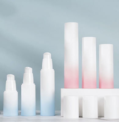 Good price Buzlu Havasız Losyon Sprey Plastik Kozmetik Kapları Gradyan 50g 3.3*14.5cm çevrimiçi