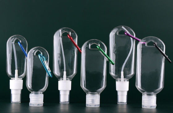 Good price Eko Anahtarlık Sprey Şişeleri PET Doldurulabilir Taşınabilir El Dezenfektanı 2.1oz çevrimiçi