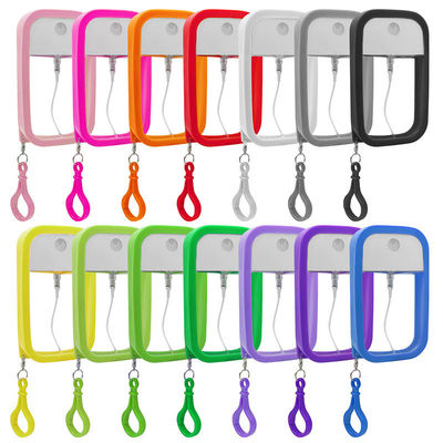 Kalite Alkol Dezenfektan Kart Tipi Sprey Şişe Mini Anahtarlık PET 2cm Kalınlığında fabrika