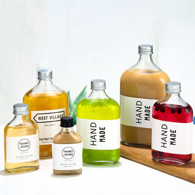 Good price Votka İçecek Suyu için OEM PB Ücretsiz Düz Kristal Cam Şişeler 500ml çevrimiçi