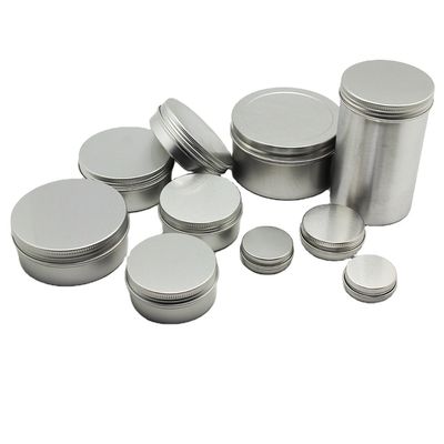 Good price 20ml - 250ml Metal Kozmetik Kavanoz 3.9in Dia Vidalı Üst Alüminyum Teneke çevrimiçi