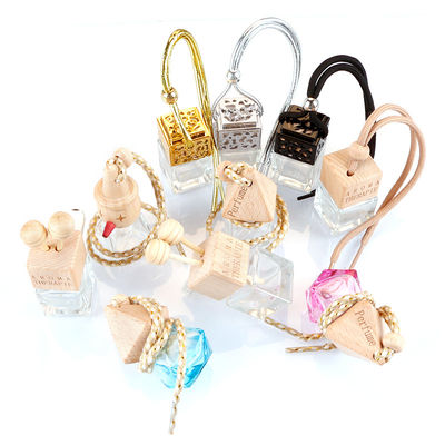 Good price Asılı Araba Parfüm Cam Şişe Esansiyel Yağı Difüzörü, Aromaterapi Araba Kokusu çevrimiçi