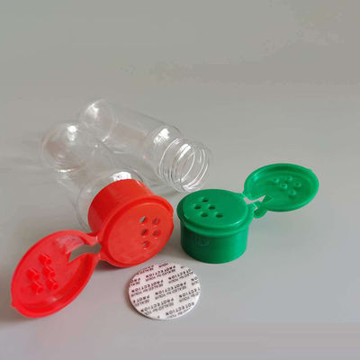 Good price Plastik PET Baharat Biber Tozu Kabı Çeşnilik Yuvarlak Şekilli 100g çevrimiçi